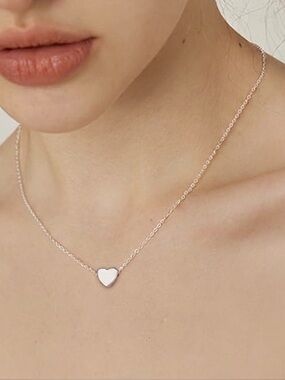 #35 Stainless Steel Heart Pendant Necklace